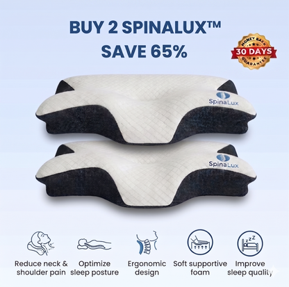 Spinalux™ — Six-Zone Ergonomic Pillow for Neck & Shoulder Pain Relief