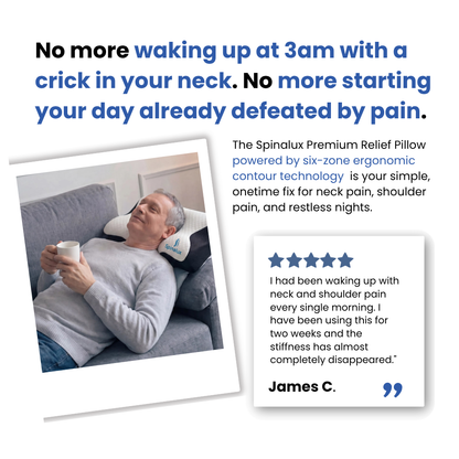 Spinalux™ — Six-Zone Ergonomic Pillow for Neck & Shoulder Pain Relief